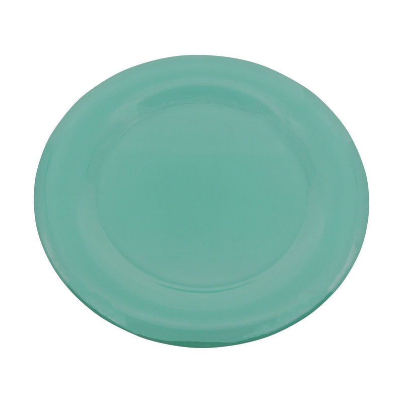 Carlisle 3302409 Sierrus Green Wide Rim Melamine Dinner Plate 12"