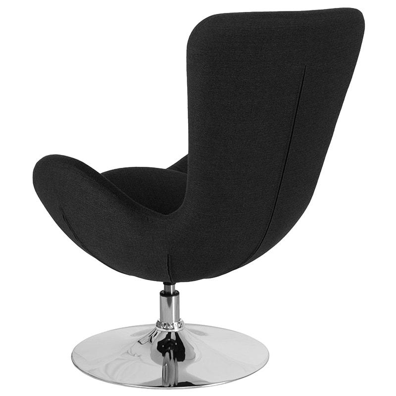 Egg Series Aqua Fabric Side Reception Chair By Flash Furniture