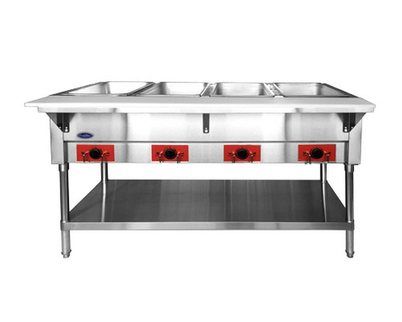 ATOSA 60" Electric 4-Well Dry Steam Table, 2000W/120V - CSTEA-4B