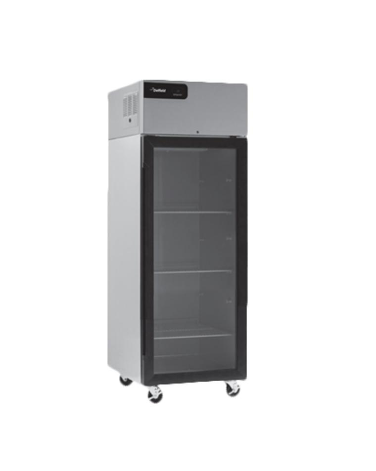 Delfield GCR1P-G Coolscapes 27” Glass Door Refrigerator - 21 cu ft