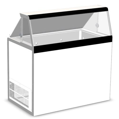 Master-Bilt DD-46 Ice Cream Dipping/Display Cabinet (8) 3 Gallon Can Display (4) 3 Gallon Storage