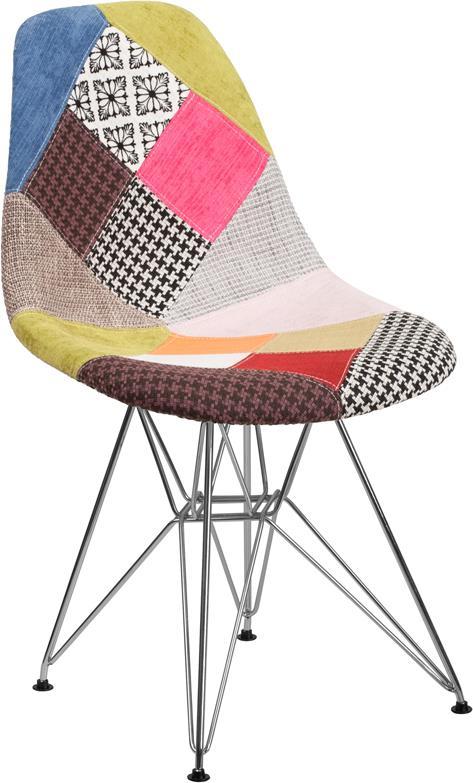 Flash Furniture Elon Series Fabric Chair With Chrome Base