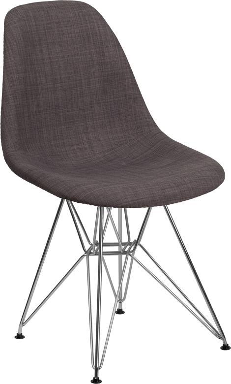 Flash Furniture Elon Series Fabric Chair With Chrome Base