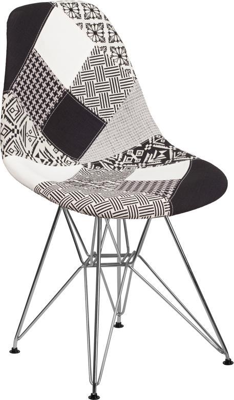 Flash Furniture Elon Series Fabric Chair With Chrome Base