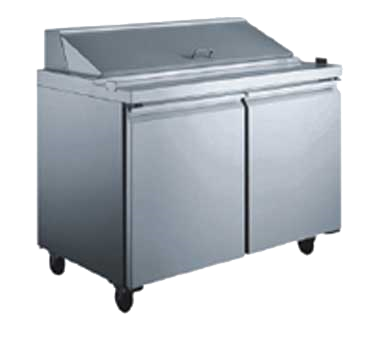Omcan |50046| Refrigerated Prep Table 47"W
