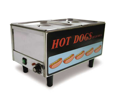 Omcan |17133|  Hot Dog Steamer table top (FW-TW-3050)