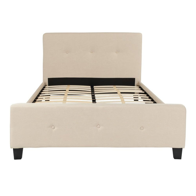 Flash Furniture Tribeca Full Size Tufted Upholstered Platform Bed