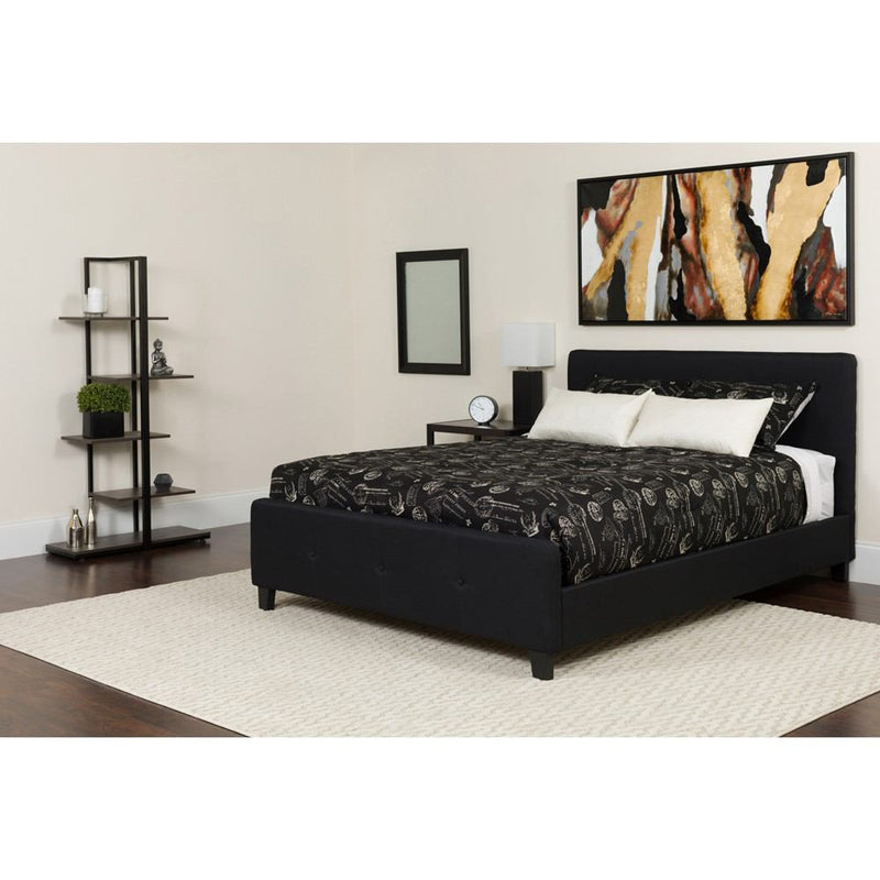 Flash Furniture Tribeca Twin Size Tufted Upholstered Platform Bed