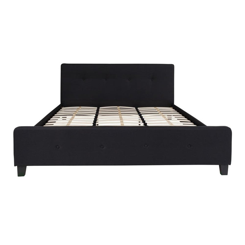 Flash Furniture Tribeca King Size Tufted Upholstered Platform Bed