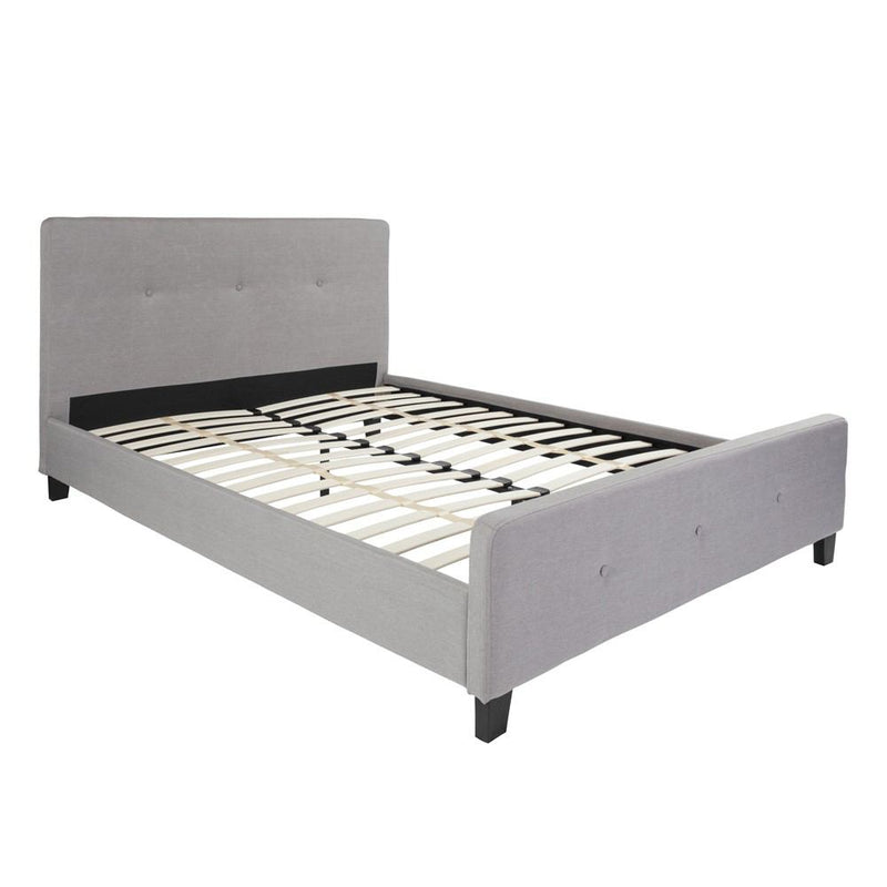 Flash Furniture Tribeca Queen Size Tufted Upholstered Platform Bed