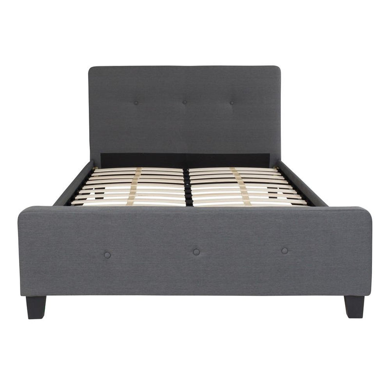 Flash Furniture Tribeca Full Size Tufted Upholstered Platform Bed