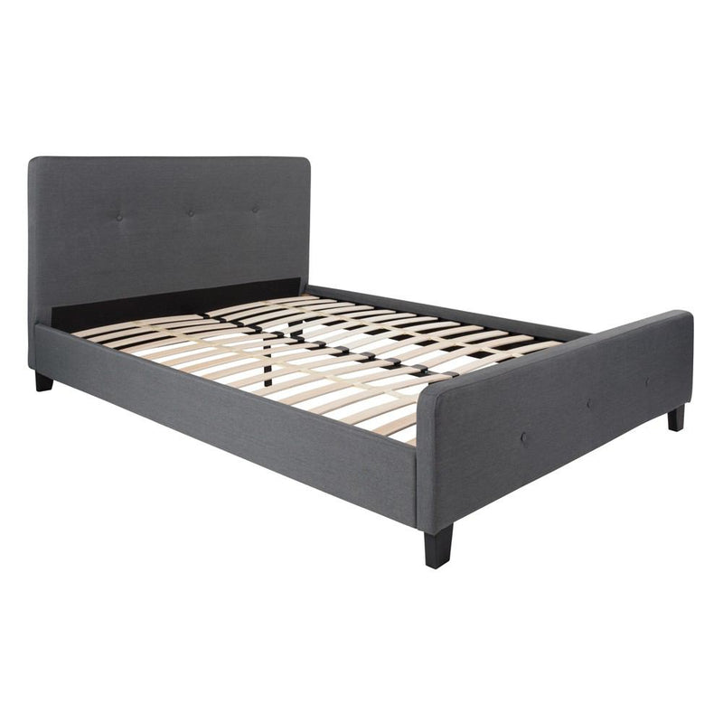 Flash Furniture Tribeca Queen Size Tufted Upholstered Platform Bed