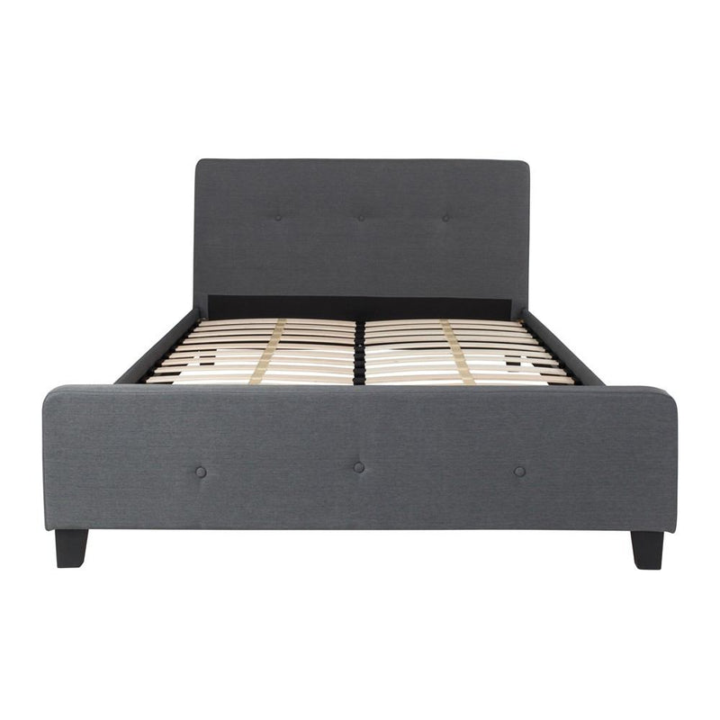 Flash Furniture Tribeca Queen Size Tufted Upholstered Platform Bed