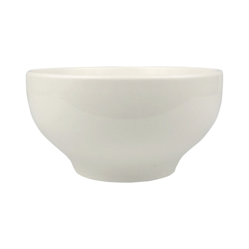 ITI RO-43 13 Oz 5" Roma White Footed Bowl With Rolled Edging