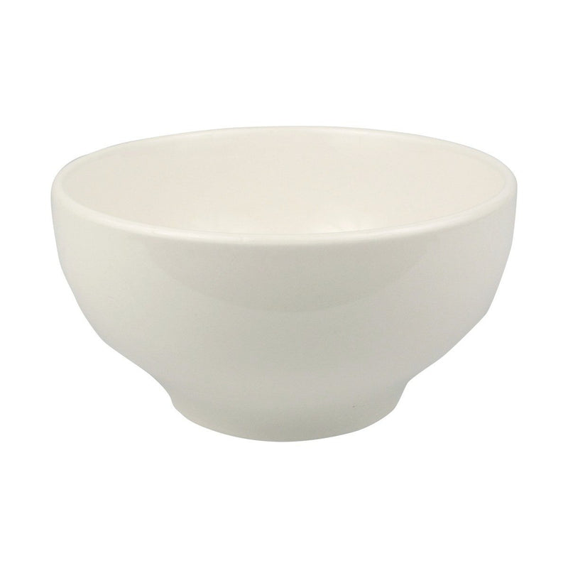 ITI RO-43 13 Oz 5" Roma White Footed Bowl With Rolled Edging