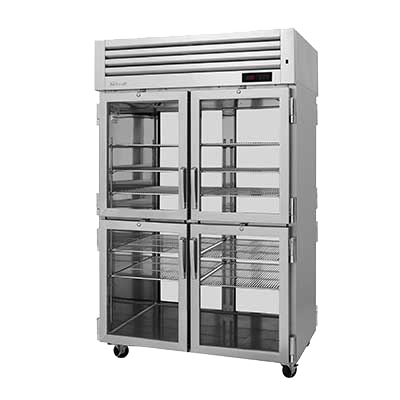 Turbo Air 51.75" Wide Two-Section Stainless Steel Pass-Thru Heated Cabinet