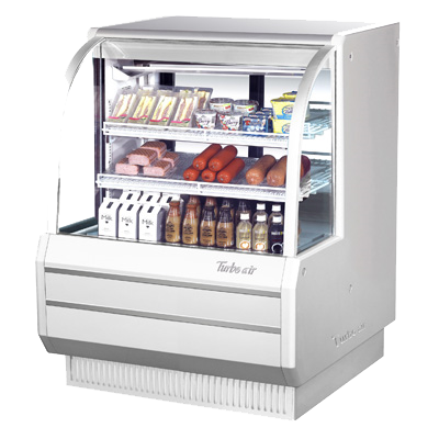 Turbo Air 48.5" Wide Anti-Rust Coated Steel Refrigerated Deli Case