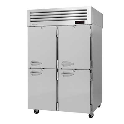Turbo Air 51.75" Wide Two-Section Stainless Steel Pass-Thru Heated Cabinet -