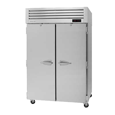 Turbo Air 51.75" Wide Two-Section Stainless Steel Reach-In Heated Cabinet