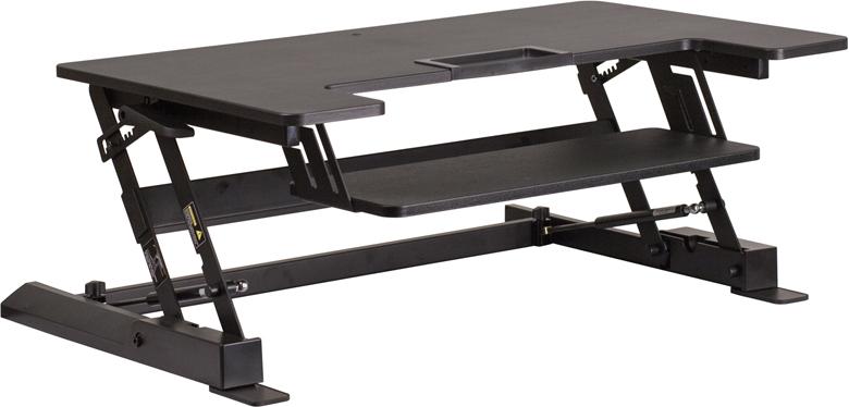 HERCULES Series 36.25''W Sit / Stand Height Adjustable Ergonomic Desk by Flash Furniture