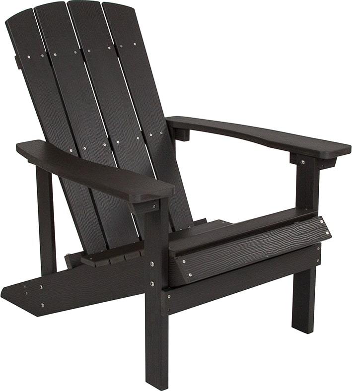 Charlestown All-Weather Adirondack Chair Faux Wood by Flash Furniture