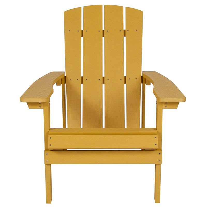 Charlestown All-Weather Adirondack Chair Faux Wood by Flash Furniture