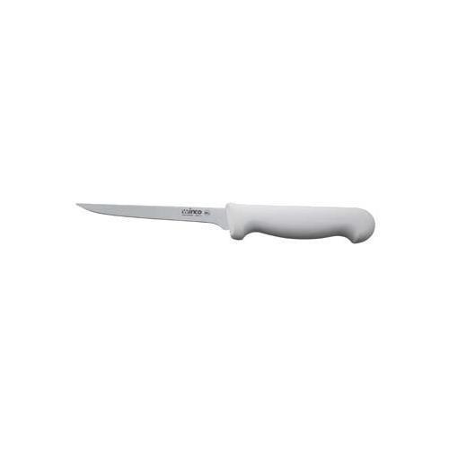 Winco KWH-4 6" Narrow Boning Knife  Straight  Blade with Easy Grip Plastic Handle