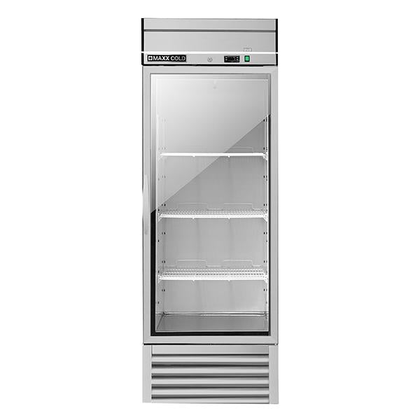 MXSR-23GDHC Reach-In Refrigerator, Single Door, Bottom Mount, Glass