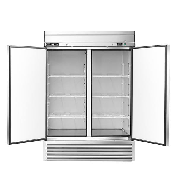 MXSR-49FDHC Reach-In Refrigerator, Double Door, Bottom Mount