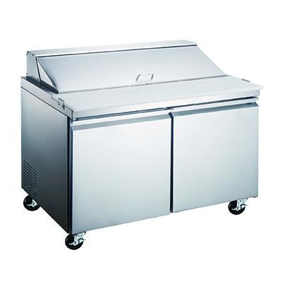 Omcan |50047| Refrigerated Prep Table 60"W