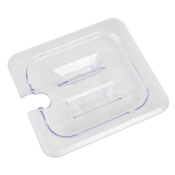 Sixth-Size Poly Food Pan Cover, Slotted- Qty of 3 PLPA7160CS