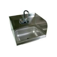 John Boos Hand Sink with Splash Guards Includes Faucet PBHS-W-1410-P-SSLR