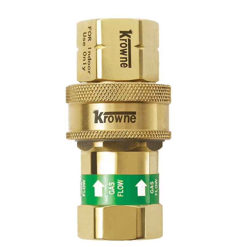 Krowne QD75 Royal Series 3/4-Inch Quick Disconnect for Gas Hoses QD75