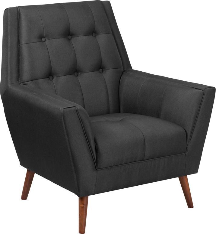 Flash Furniture Hercules Kensington Series Contemporary Fabric Tufted Arm Chair