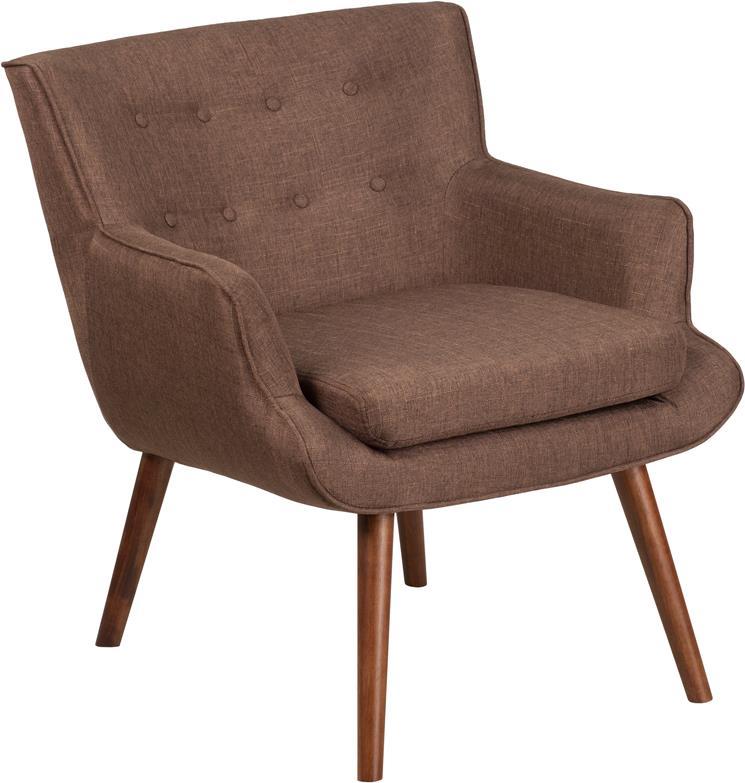 Flash Furniture Hercules Hayes Series Fabric Tufted Arm Chair