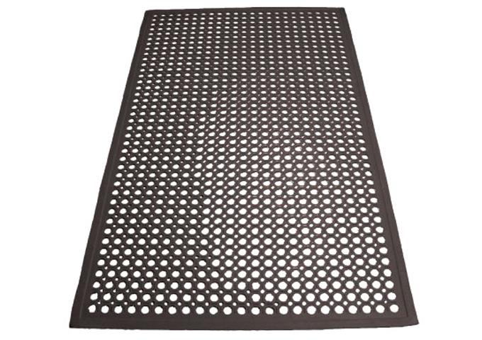 Winco Rubber Floor Mats, Beveled Edge RBM-35K