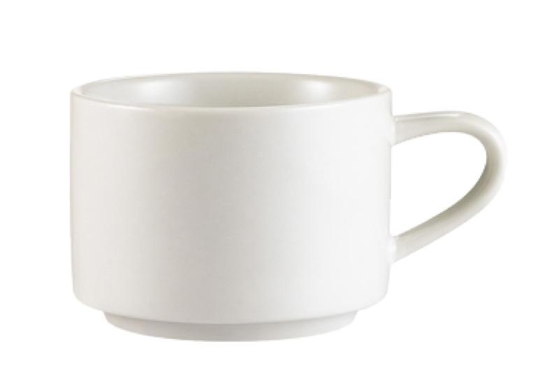CAC China RCN-23 Clinton 7 1/2 Ounce Coffee Cup (Case Of 36) - White