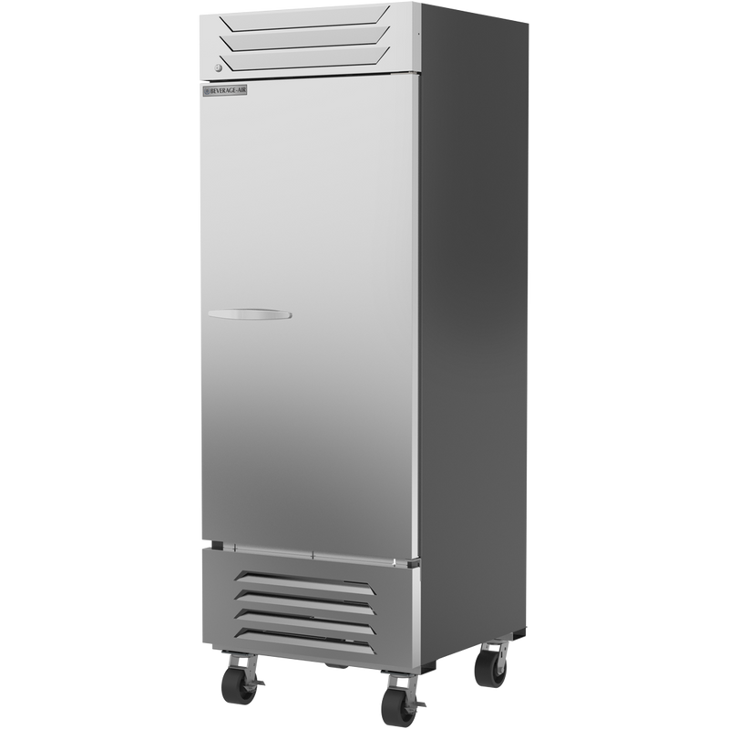 Beverage Air SR1HC-1S Single Solid Door 30" Wide Stainless Steel Refrigerator