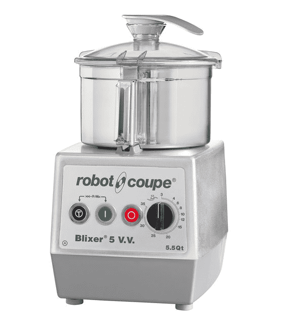 Robot Coupe Blixer 5VV Variable Speed Food Processor with 5.5 Qt. Stainless Steel Bowl - 3 hp