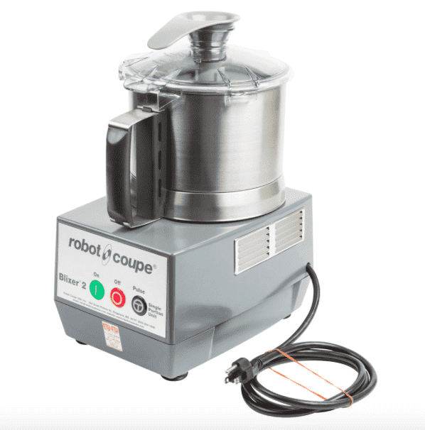 Robot Coupe Blixer 2 Food Processor with 2.5 Qt. Stainless Steel Bowl and Single Speed - 1 hp
