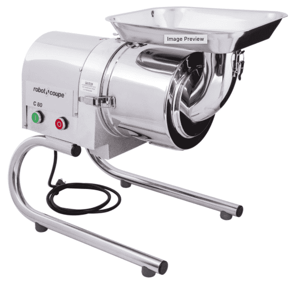 Robot Coupe C80 Stainless Steel Continuous Feed Floor Sieve / Juicer - 120V