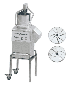 Robot Coupe CL55PUSHERW/STAND Pusher-D Commercial Food Processor w/ Automatic Feed Head, Base & Stand