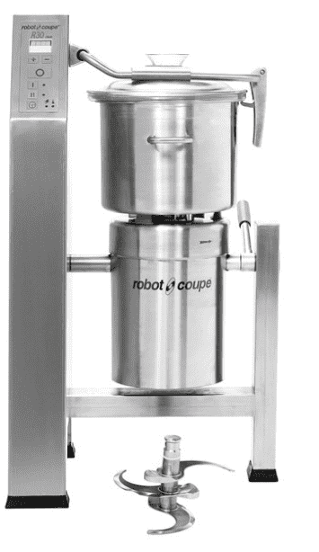 Robot Coupe R30T Vertical Food Processor with 31 Qt. Stainless Steel Bowl - 7 hp