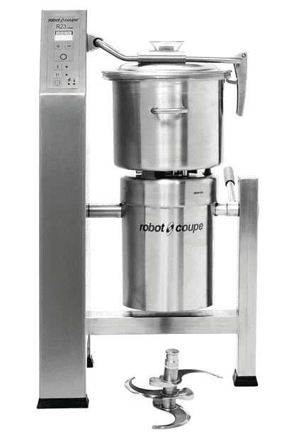 Robot Coupe R23T Vertical Food Processor with 24 Qt. Stainless Steel Bowl - 6 hp