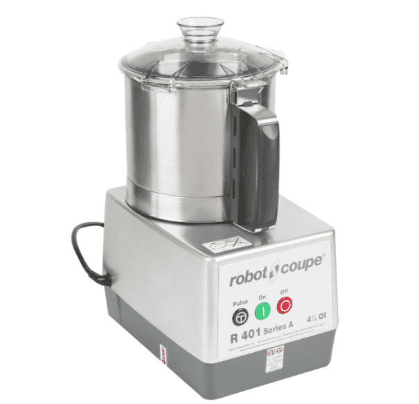 Robot Coupe R401B Food Processor with 4.5 Qt. Stainless Steel Bowl - 1 1/2 hp