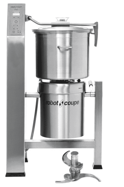 Robot Coupe R45T Vertical Food Processor with 47 Qt. Stainless Steel Bowl - 13 1/2 hp
