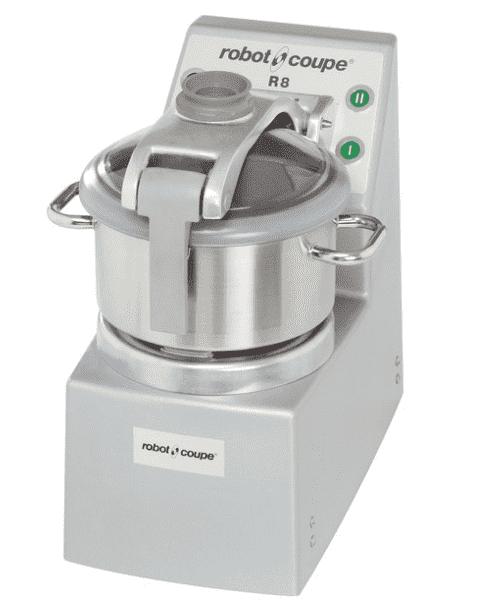 Robot Coupe R8 Vertical Food Processor with 8 Qt. Stainless Steel Bowl - 3 hp