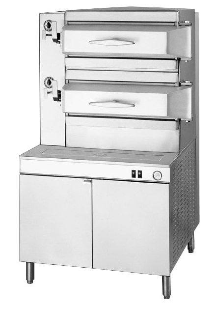 Cleveland PGM3002 (16) Pan Pressure Steamer - Cabinet, Includes Worktop, Natural Gas