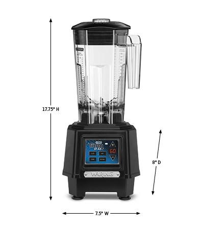 Waring TBB160 Torq 2.0 2 HP Blender with Electronic Touchpad Controls, 60-Second Countdown Timer