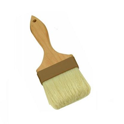 Thunder Group WDPB004 3" Flat Boar Bristles with Wooden Handle